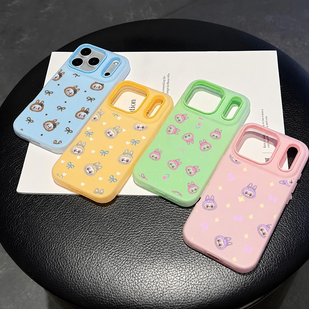 Phone Case Clear - Funda de Teléfono Labubu de Dibujos