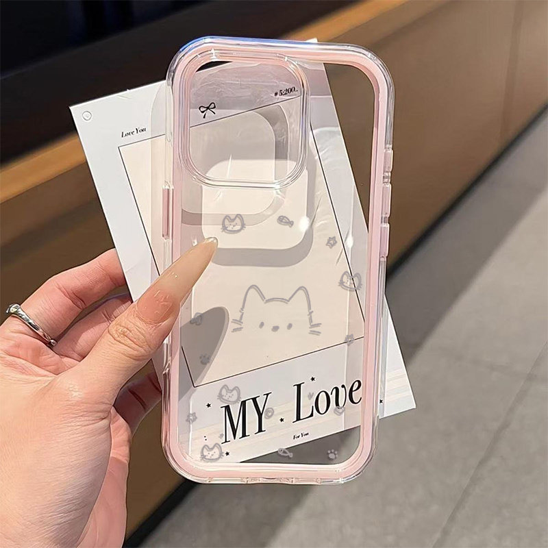 Phone Case Clear - Funda transparente 2 en 1 con
