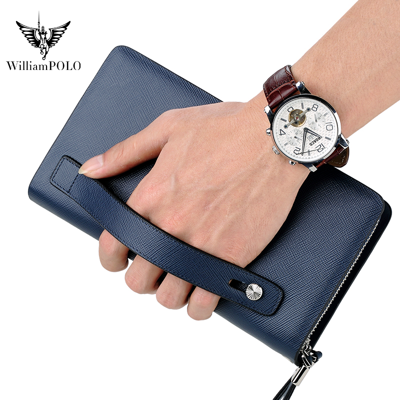 Phone Accessories Business - WILLIAMPOLO Bolso de Mano de Cuero