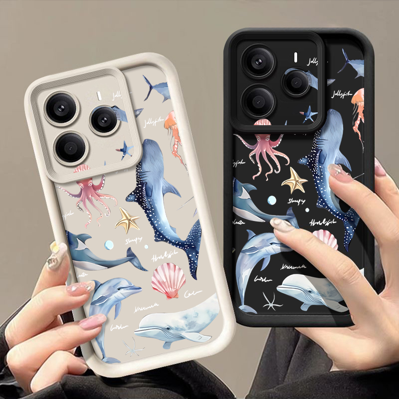Xiaomi Redmi Note 14 - Funda Protectora Suave con Diseño de