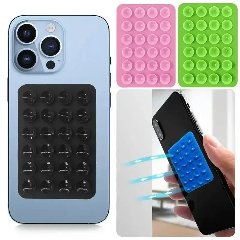 Phone Accessories Holder - Soporte Adhesivo de Silicona para Smartphones,