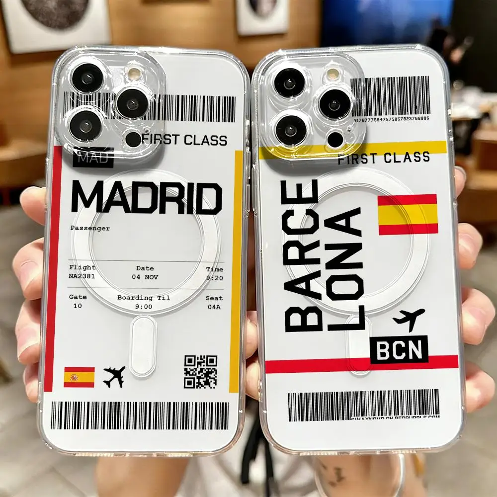 Phone Case Clear - Funda para iPhone 17 16 15