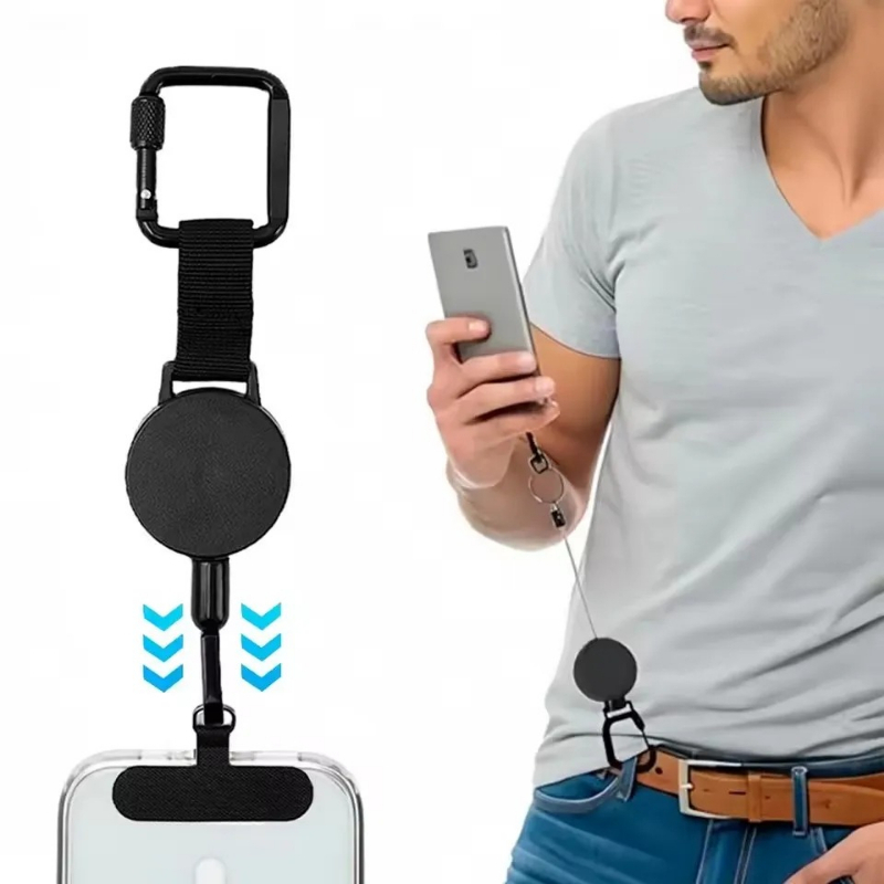 Phone Accessories Holder - Correa Retráctil Antirrobo para Teléfono Móvil,