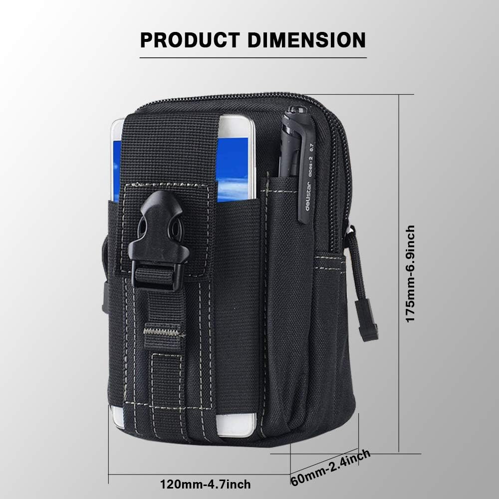 Bolsa táctica Molle para cintu - Phone Accessories Holder reseña y precio