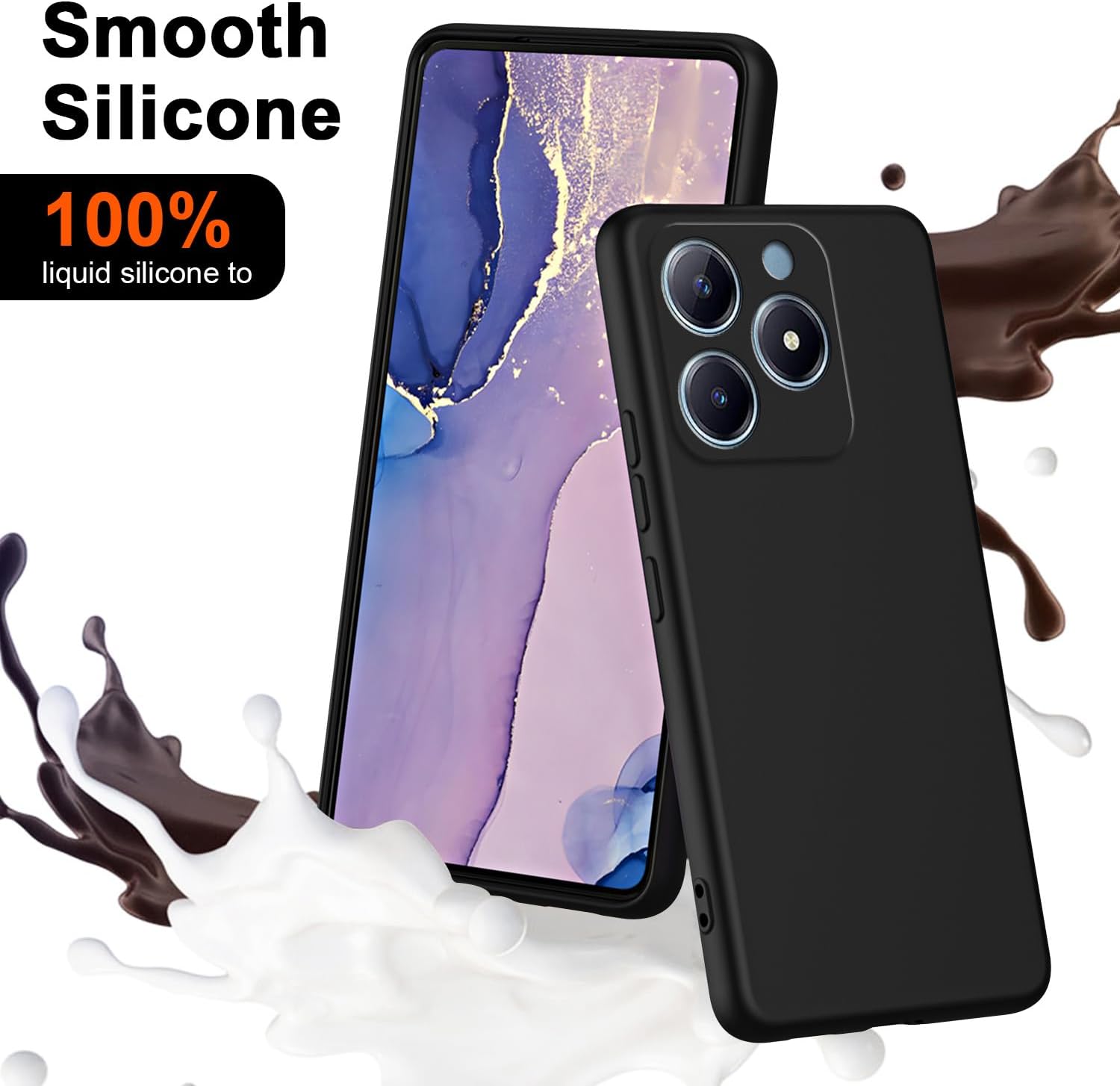 Funda de silicona líquida Flex - Realme Note 50 reseña y precio