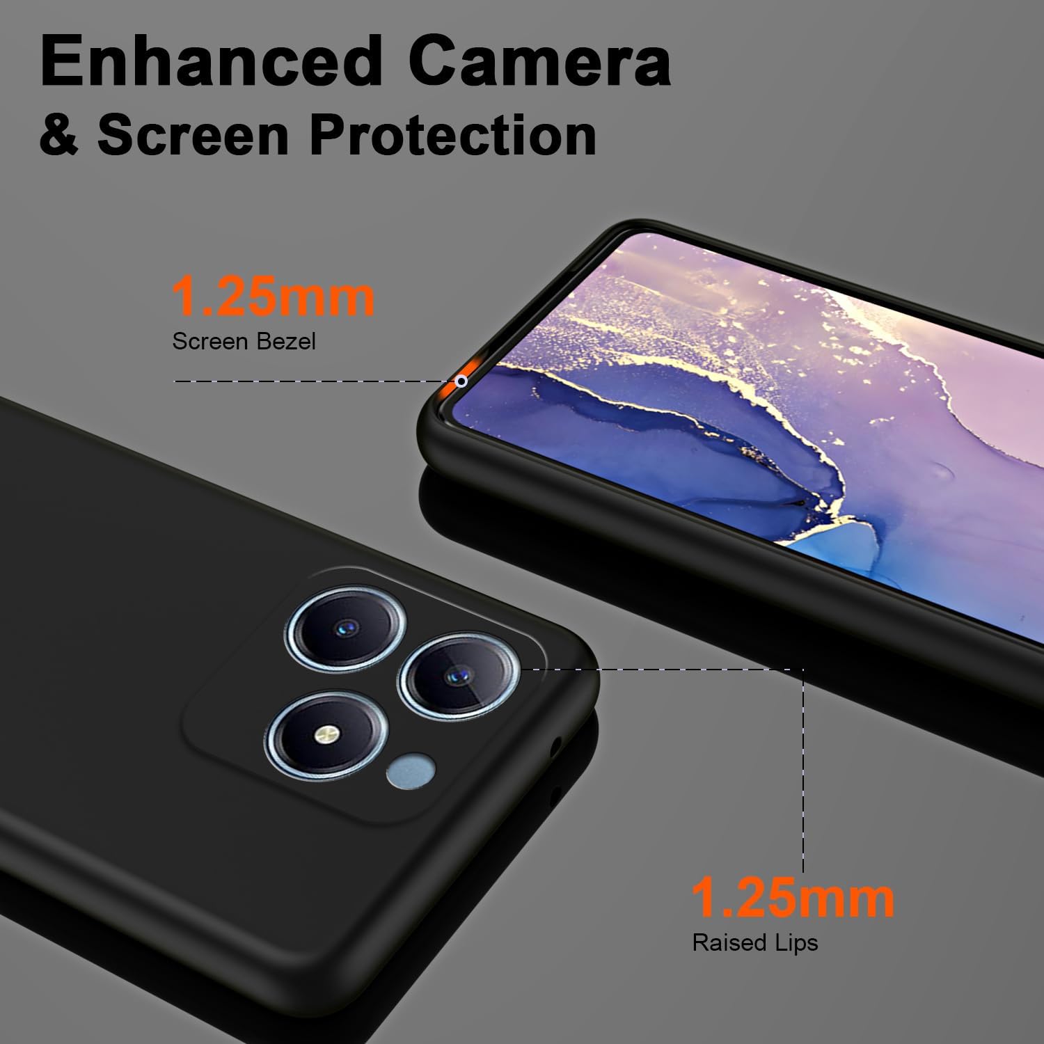 Funda de silicona líquida Flex - Realme Note 50 reseña y precio