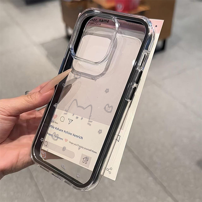 Funda transparente 2 en 1 con  - Phone Case Clear reseña y precio