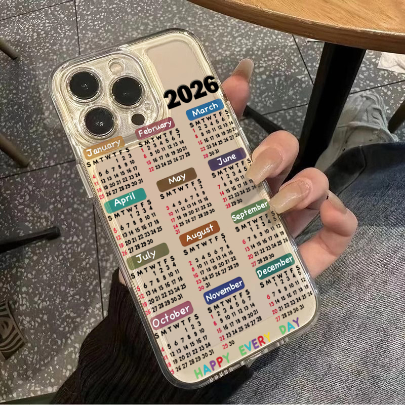 2026 Calendario pintura con lu - Phone Case Clear reseña y precio