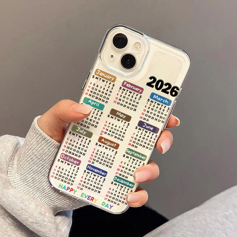 2026 Calendario pintura con lu - Phone Case Clear reseña y precio