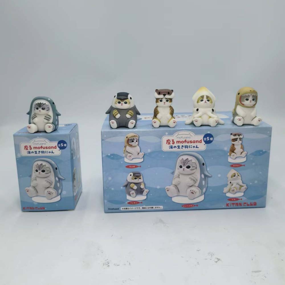 Mofusand-figura de gato tiburó - Phone Accessories Doll reseña y precio