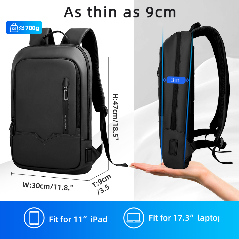 Mochila de negocios delgada HK - Phone Accessories Business reseña y precio