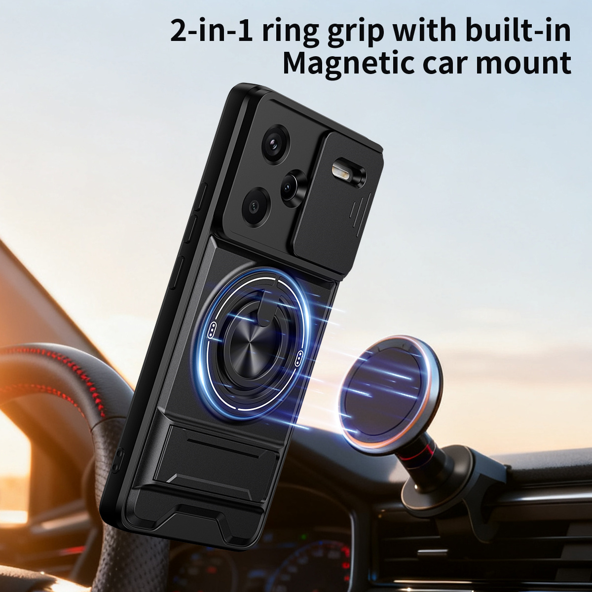 Funda de teléfono con lente de - Phone Accessories Holder reseña y precio