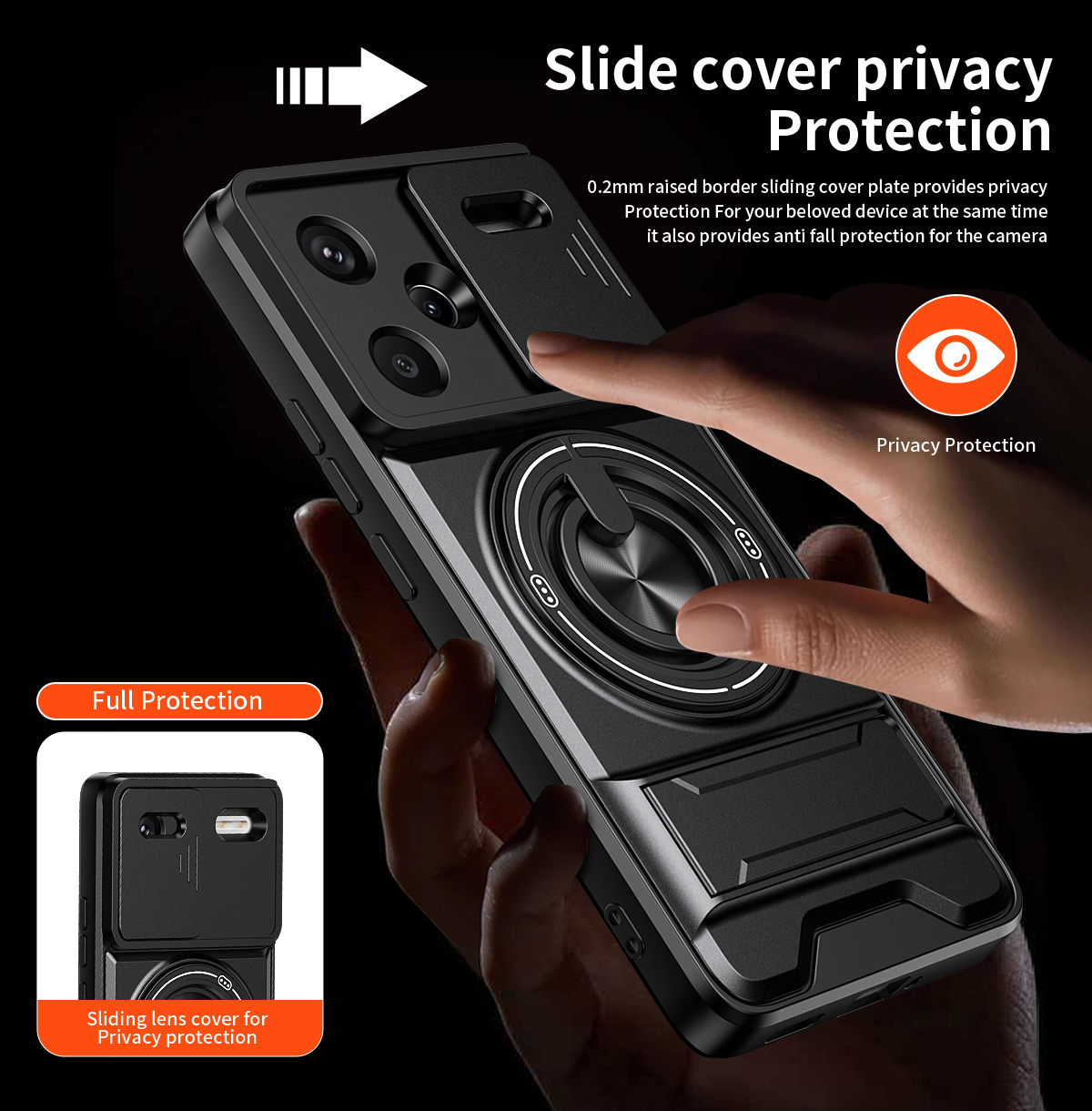 Funda de teléfono con lente de - Phone Accessories Holder reseña y precio